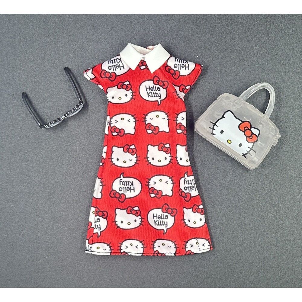 Barbie Hello Kitty Fashion With The Sunglasses And Purse!